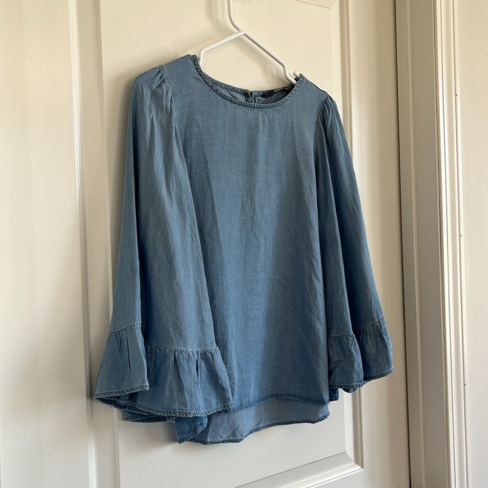 Only denim shirt size 34 small/medium - Picture 2 of 9